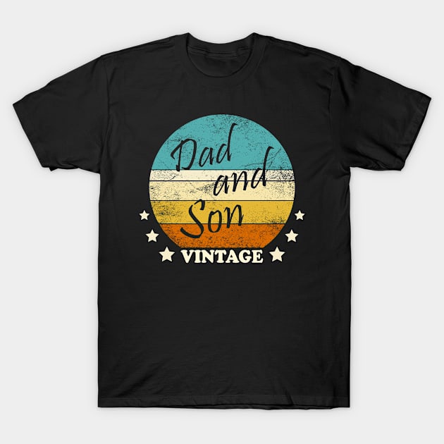 Dad and son vintage T-Shirt by Inyourdesigns